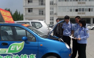 亳州市首辆新能源汽车在蒙城车管所入户平【图】
