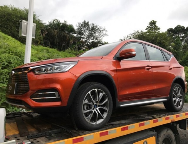 比亞迪新款宋EV實車諜照