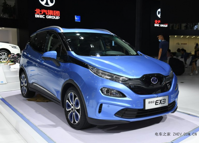 北汽新能源EX3新車下線，續(xù)航500公里，4月份上市