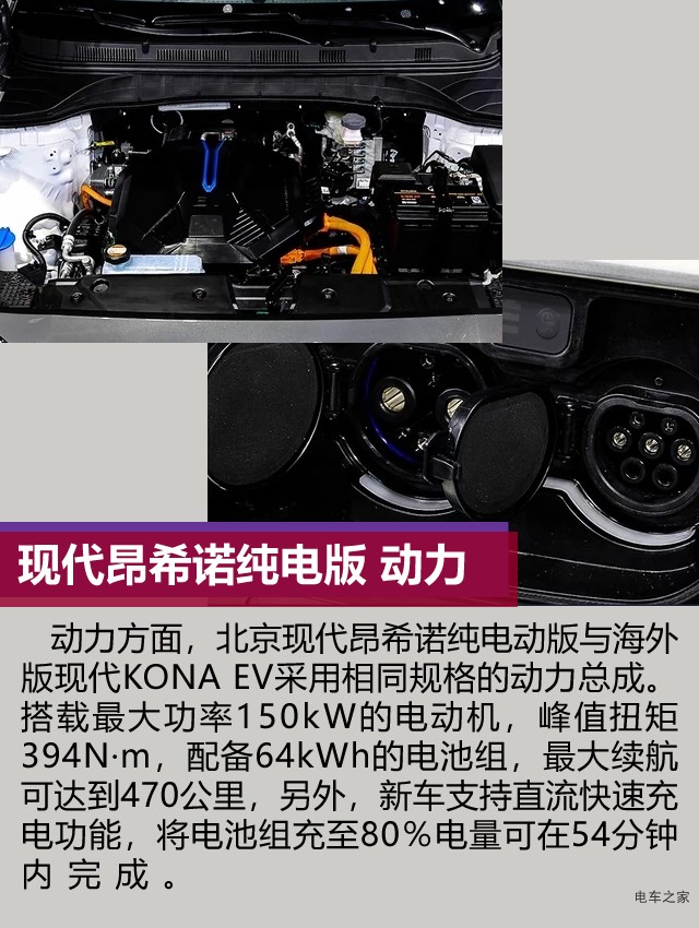 現(xiàn)代昂希諾純電版 續(xù)航470公里 10月份國內(nèi)上市