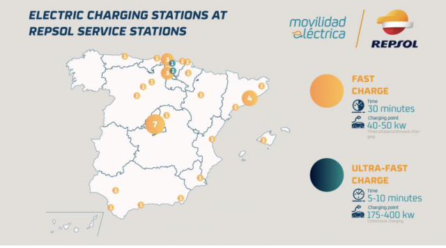 湖北企划网西班牙石油天然气企业Repsol推出400kW的充电桩