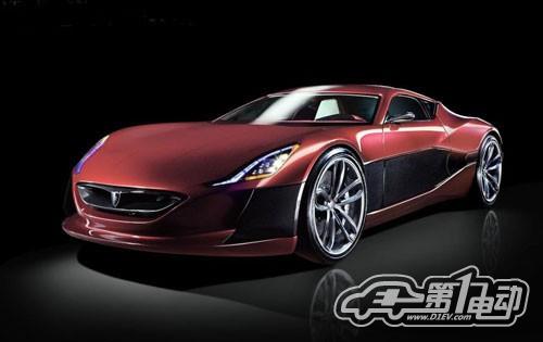 号称史上最快电动车 Rimac One概念车车展首发