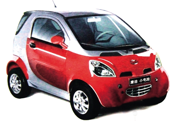 外形像SMART的“小电跑”电动汽车 推广价最低1.7万元