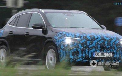 奔驰EQA路试谍照曝光 搭载60kWh电池组