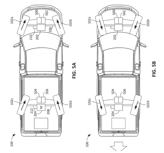 福特申请“四轮转向车辆的爬行操作”专利 车轮可向相反方向转动