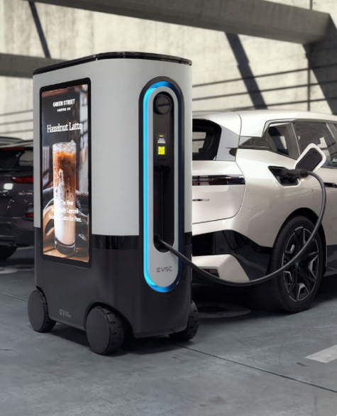 EV Safe Charge Nunjukkeun ZiGGY™ Mobile Charging Robot Tiasa Ngecas Kendaraan Listrik
