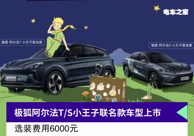 极狐阿尔法T/S小王子联名款车型上市 选装费用6000元