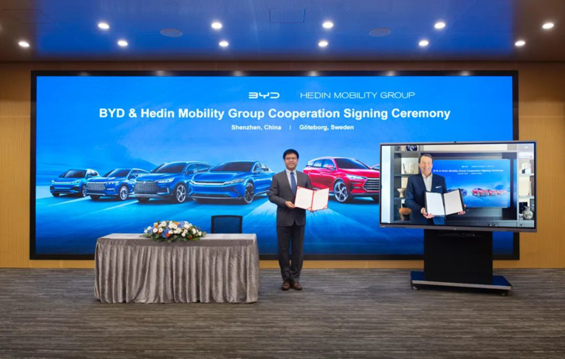 BYD va anunciar l'entrada als mercats alemany i suec per accelerar la "marxa a l'estranger" de vehicles de passatgers d'energia nova