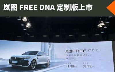 2022成都车展 岚图 FREE DNA 定制版上市