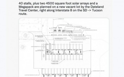 特斯拉将在美国亚利桑那州建设首个V4超充站