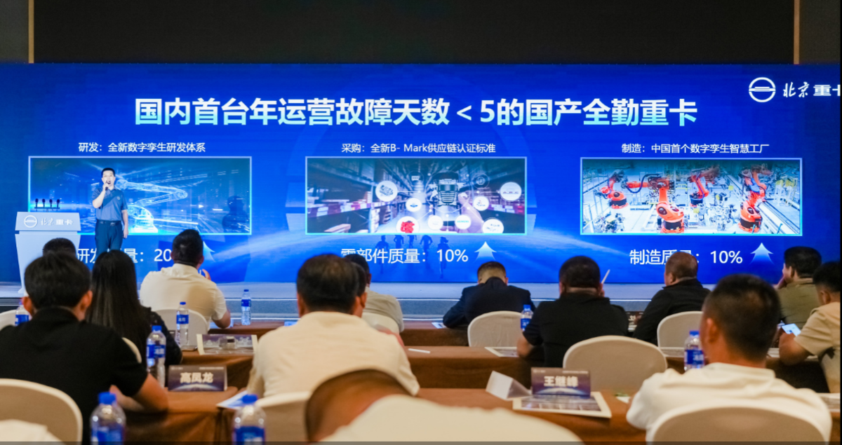 创新价值 新一代北京数智重卡东北上市
