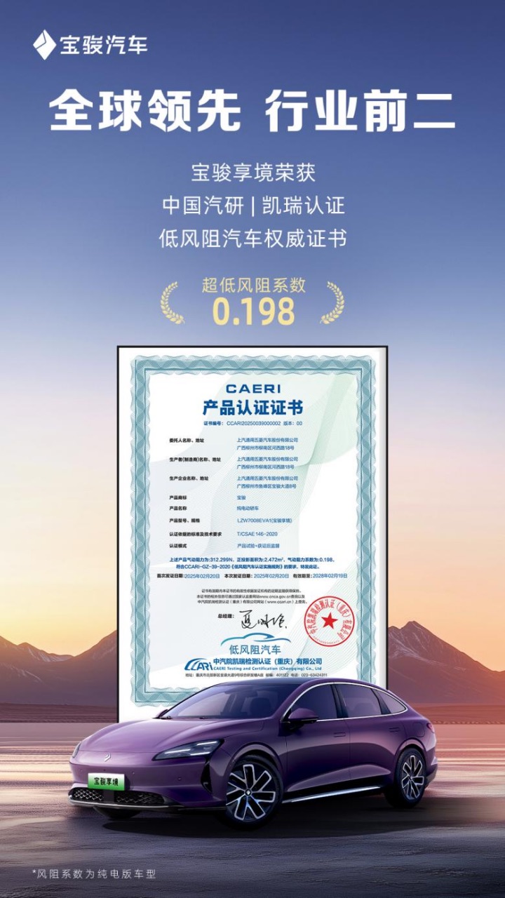 副本【新闻稿】权威认证！宝骏享境超低风阻系数0.198，颜值实力派171.jpeg