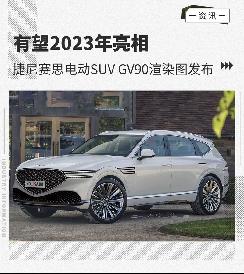 2023年亮相 捷尼赛思电动SUV GV90渲染图发布