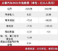 2021年净利润大增93%，效法新势力是众泰汽车唯一出路